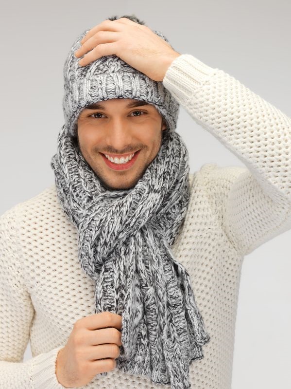 How to Wear a Winter Scarf - European Loop