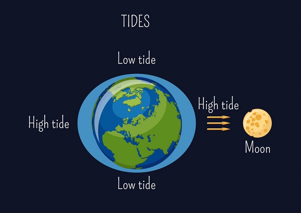 Does the Moon Orbit the Earth - Tides