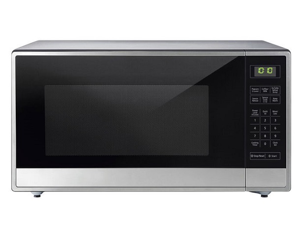 Microwave Oven Isolated on White. 