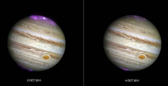 Hubble telescope image of Jupiter